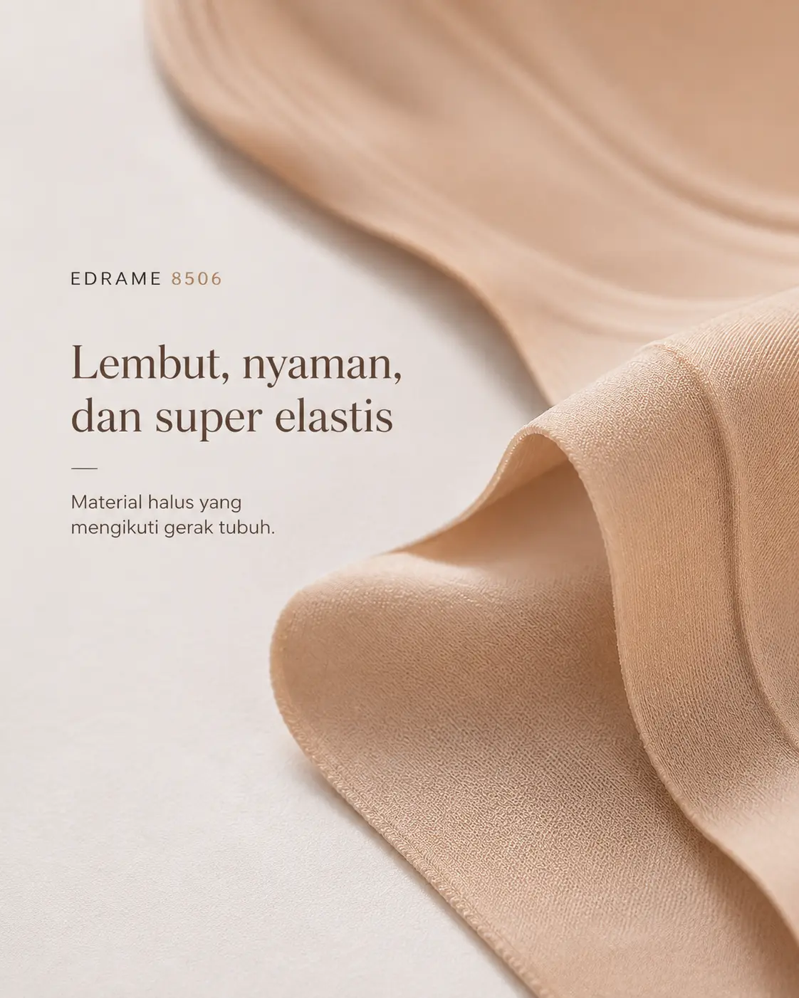 EDRAME bra seamless tanpa kawat 8506 dengan jelly support — detail 7